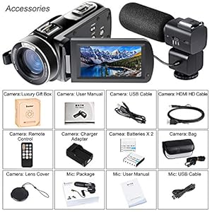 Besteker ビデオカメラ Unboxing and first impressions of the - Besteker HD 1080P